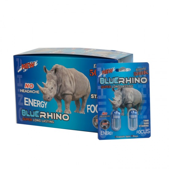 Rhino | Blue Rhino 500k Double 40 Pills Pack