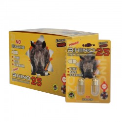 Rhino | Power 25 100000 Double 40 Pills Pack