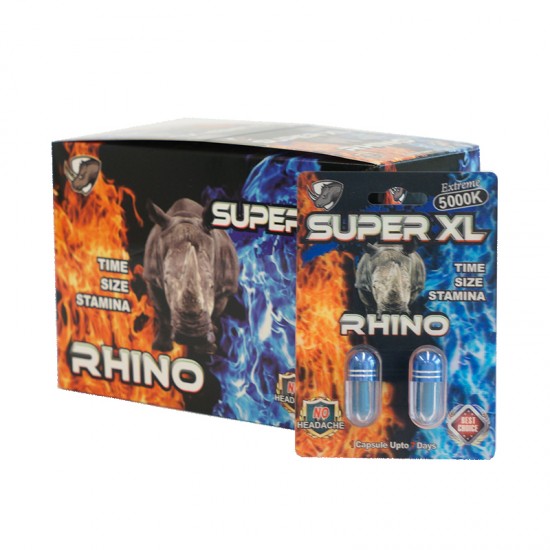 Rhino | Super XL 5000K Double 40 Pills Pack